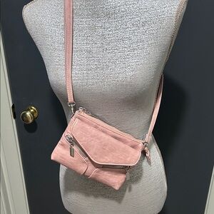Elegant Pink Crossbody Bag